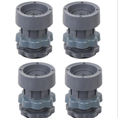 Washing Machine Vibration Pads, Floor Trays, Refrigerator Stand (4 Pcs Set)