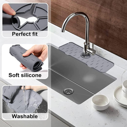 Silicone Sink Faucet Mat ( Pack of 2 )